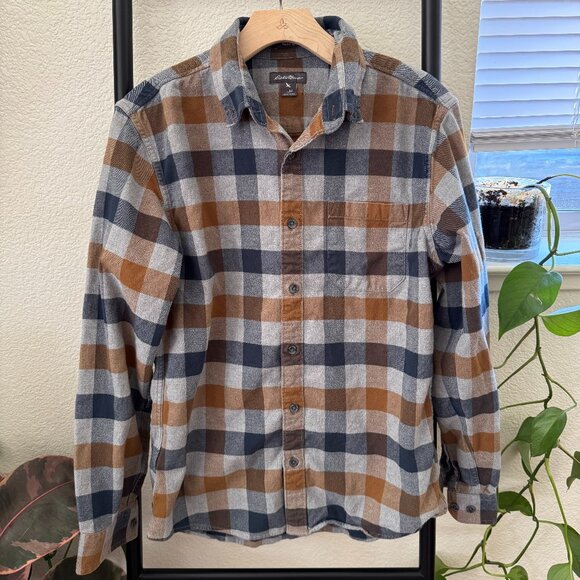 Eddie Bauer Classic Plaid Flannel - Picture 2 of 6